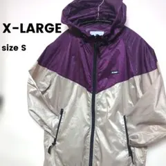 X-LARGE✧エクストララージ フルジップパーカー ポリエステル S 美品