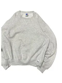 90s USA製 RUSSELL ATHLETIC 無地 前V スウェット M