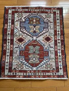 【在庫一掃セール】アゼルバイジャン キリム ウール 205cm×122cm 在庫一掃セール】アゼルバイジャン キリム ウールシルク 101cm×75cm