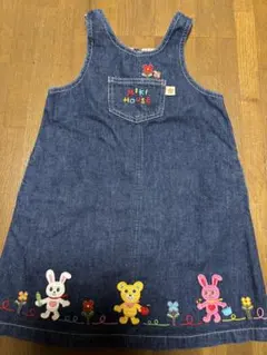 ★⑤ミキハウス ジャンパースカート　110サイズ