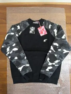 A Bathing Ape City Camo Crewneck ブラック