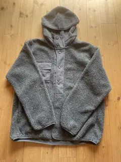 GU ENGINEERED GARMENTS ボアフリーススナップパーカー　XL