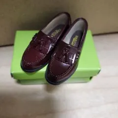 【新品未使用・開封済】ガチャ HARUTA タッセルローファー（赤茶）