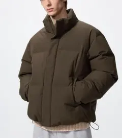 ダークブラウンXL　ユニクロ シームレスダウンジャケット 2025 新品未使用