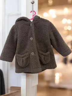 ユニクロ　キッズ　ベイビー　ボアブルゾン