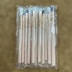 メイクブラシ 12本セット ピンクベージュのサムネイル
