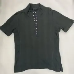 NICOLE CLUB FOR MEN　半袖シャツ　チャコールグレー