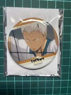 ハイキュー アニメ10周年記念展 メモリアル 缶バッジ 青根高伸