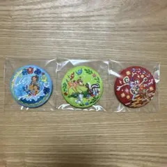 ディズニー刺繍缶バッジ【第2弾】3点セット