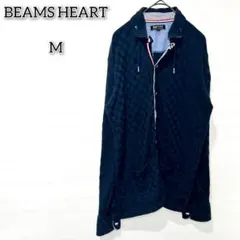 ビームスハート 【M】 トップス シャツ チェック柄 トリコロール 前開きボタン