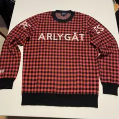 ☆美品　パーリーゲイツ カシミヤ100%　ロゴセーター　サイズ6 L位