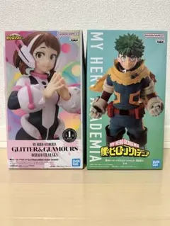 僕のヒーローアカデミア 緑谷出久&麗日お茶子フィギュア2体セット ①