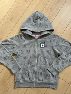 ディズニー　プーさん　パーカー グレー キッズ