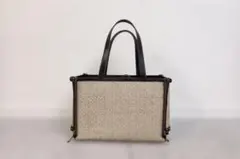 ロエベ クッション トートバッグアナグラムキャンバス