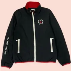 FILA フィラ ゴルフ 中綿 フルジップジャケット L ブラック レディース
