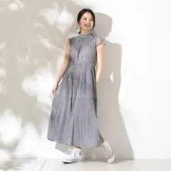 花柄 ロング ワンピース フリル袖 シフォン