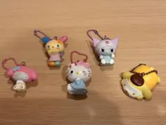 【中古】コンプリート5点 サンリオキャラクターズ GRWMマスコットチャーム