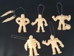 【匿名配送】キン消しチャーム 5点セット