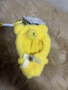 ちびぐるみ　きらきらくまさん おくるみショルダー　黄色