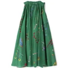 シルク100% ロングスカート