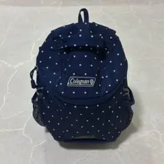 Colemanコールマンキッズ 子供 リュック バックパック ドット柄 ネイビー