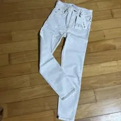 未使用　ZARA ESSENTIAL スキニー　ホワイトデニム