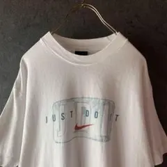【超希少】90's NIKE ナイキ Tシャツ スウッシュ 中央ロゴ 古着男子