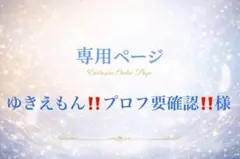 専用ページ ゆきえもん!!プロフ要確認!!様のサムネイル