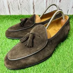 極美品 Berwick タッセルローファー レザー 本革 厚底 40(25.5)