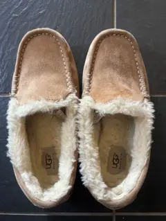 UGG モカシン ベージュ 24cm - メルカリ
