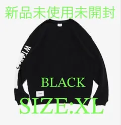 WTAPS WAFFLE RIBBED LS COTTON BLACK XL-