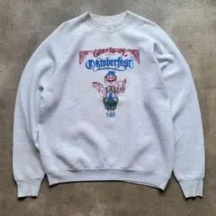 90's FRUIT OF THE LOOM USA古着 杢グレーラグラン