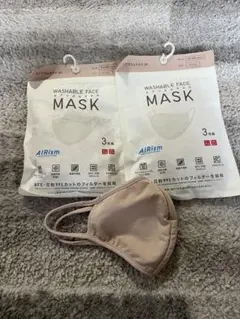 ユニクロマスク　エアリズムMサイズ3枚入り２個セット