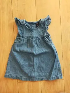GAP デニム ノースリーブワンピース 12-18ヶ月