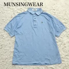 MUNSINGWEAR 半袖ポロシャツ M 日本製　マシンウォッシャブル　刺繍のサムネイル