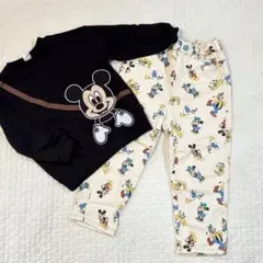 ミッキー　トレーナー&パンツセット