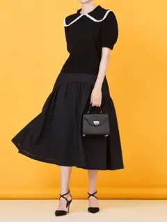 新品25%OFF】AVENIRETOILミラノリブパールボタンニットジャケット