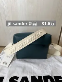 【新品未使用】jil sander 31.6万　レザーショルダーバッグのサムネイル