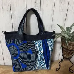 SALEアフリカ柄2wayバッグA トートバッグショルダーバッグ