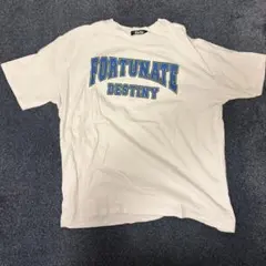 kutir ホワイト Tシャツ FORTUNATE DESTINY