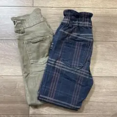 BRANSHES マカロンパンツ　2枚セット　110cm