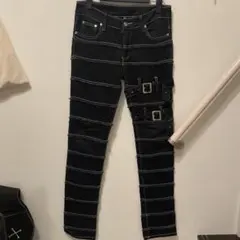 【HIDEROCK Design】クラストパンツ ツギハギデニム ボンテージのサムネイル