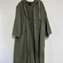 KBF フード付きオリーブモッズコート サイズOne