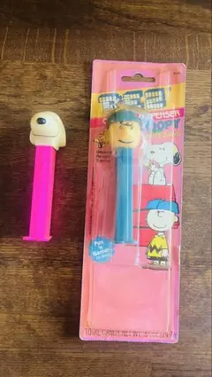 PEZ ペッツ ピーナッツ スヌーピー キャンディディスペンサー 2点セット