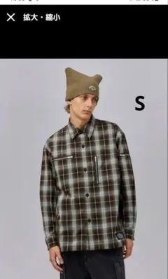 新品未使用 ユニクロ uu チェック シャツ 半袖 GU アンダーカバー 高橋