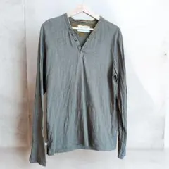 Chevignon シェビニオン 長袖カットソー M 深緑系 ロンT