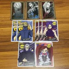 ヒロアカ 原画展 箔押しクリアカード ヒーローズチップ3 まとめ売り