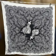 VERSACE ヴェルサーチ 刺繍 コットン ストール イタリア製 - メルカリ