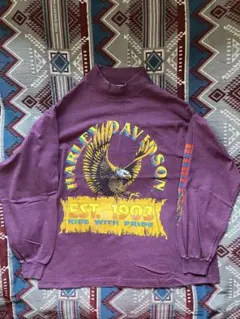 80s〜90s Harley Davidson Long Sleeve Tee