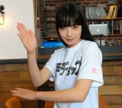 空手チョップ 小松奈々アバンギャルド Tシャツ 半袖 メンズ 新品 個性的 白